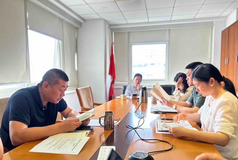 清洁能源公司党支部开展第三次正确政绩观专...